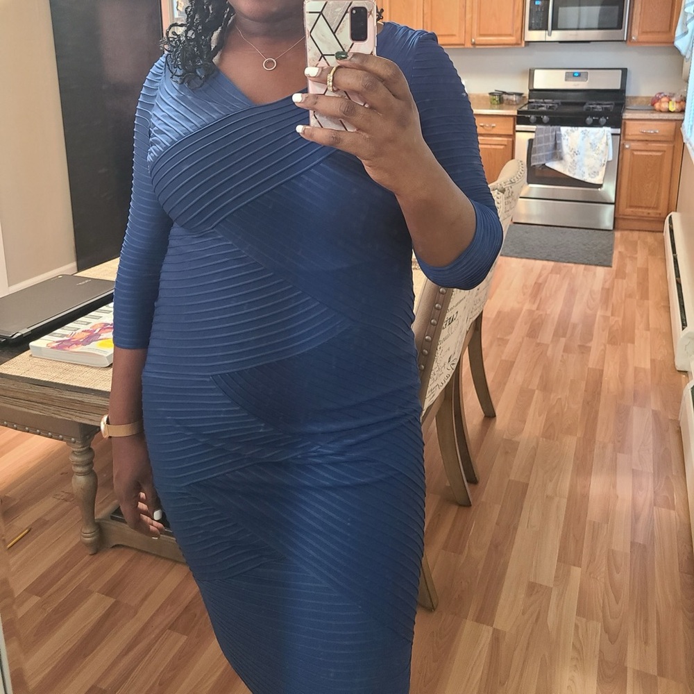 Women’s long tall sally blue dress